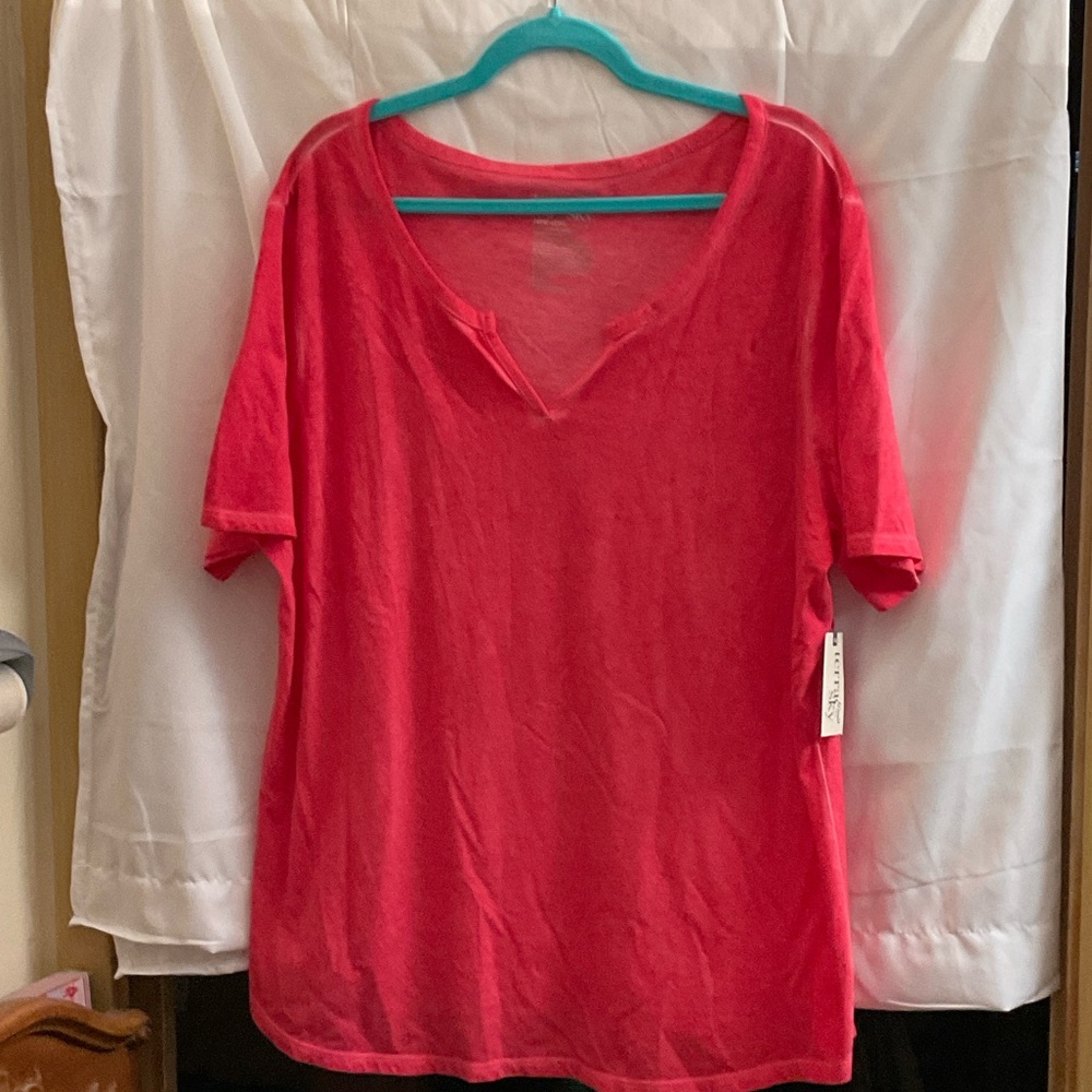 Terra & Sky Vivid Red Short Sleeve Tee